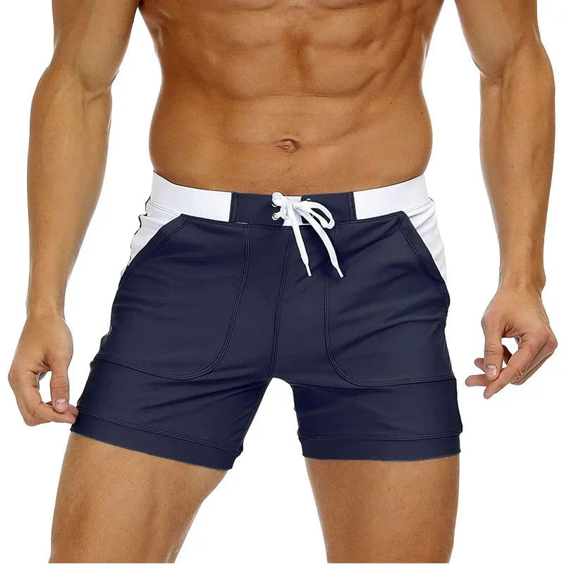 Swimming Trunks for Men Hot Swimsuit Men Swimwear Briefs Beach Wear Shorts