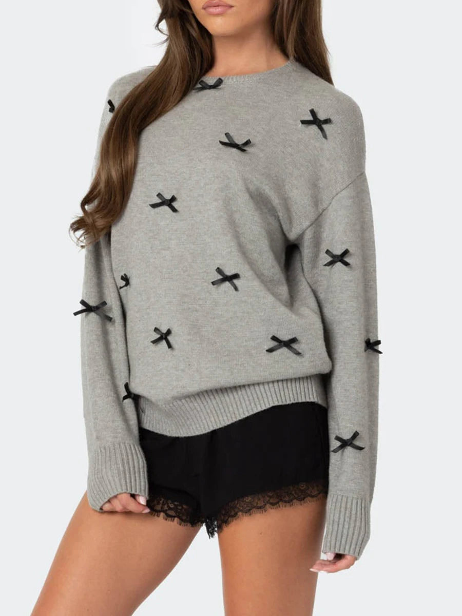 Women s Winter Cable Knit Sweater Round Neck Long Sleeve Ribbed Hemline Solid Color Warm Cozy Casual Pullover