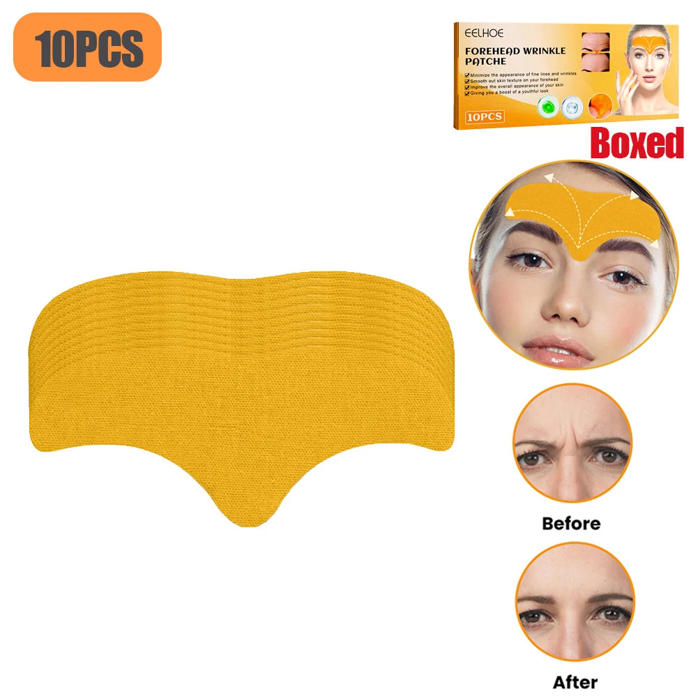100-10pcs Collagen Forehead Wrinkle Patch
