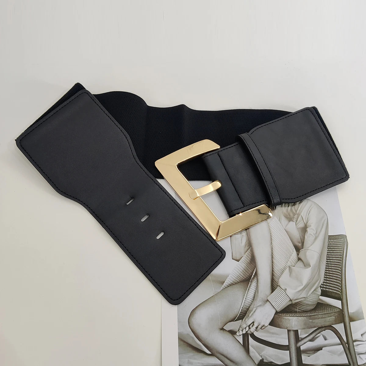 Designer Belts For Women High Quality Wide Stretch Cummerbunds Waist Corset Belt  Plus Size Waistband