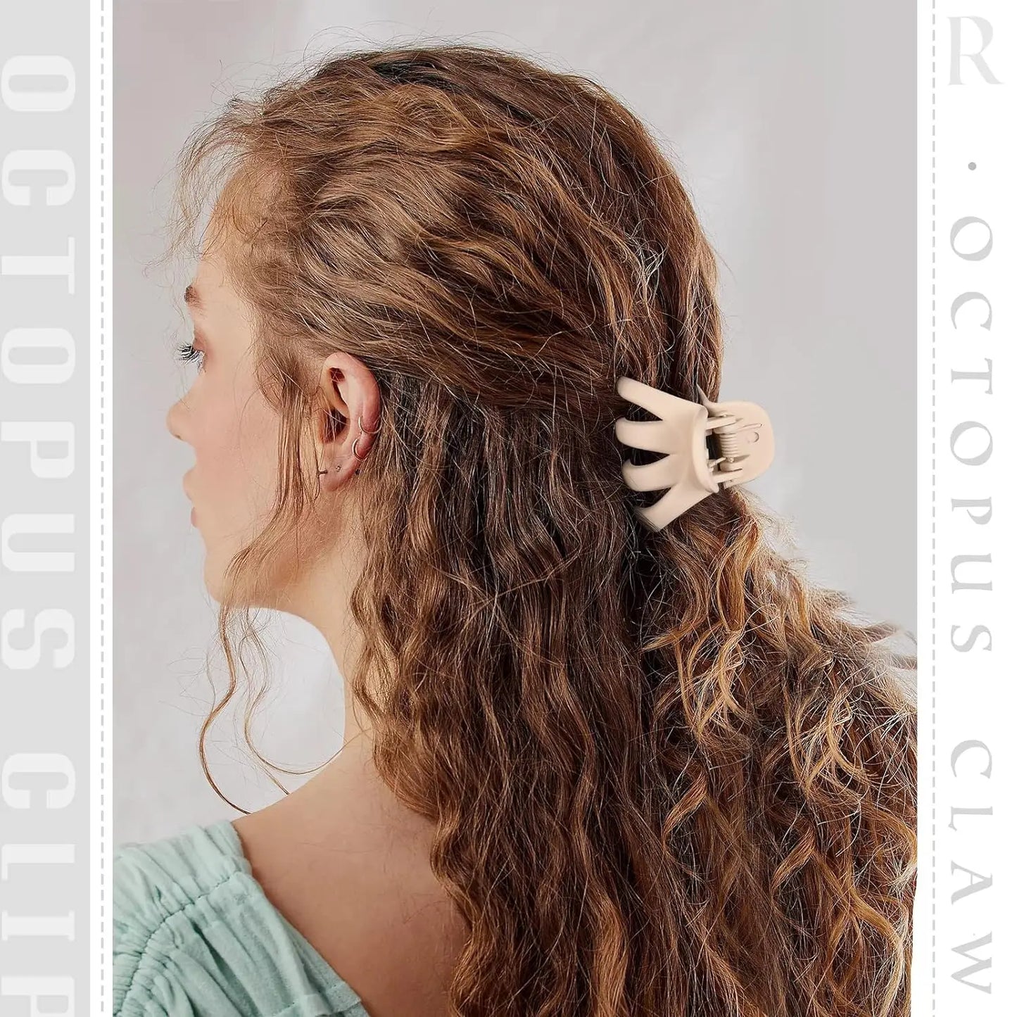 24 PCS Small Claw Clips For Thin/Medium Thick Hair, 1.5 Inch Matte Tiny Jaw Clips