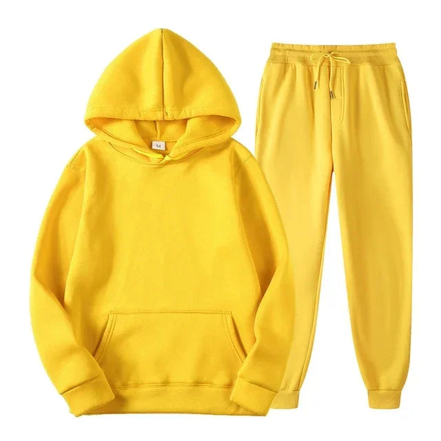 Sweatsuit Set Hoodies + Sweatpants Sports Women's Suit Track Suits