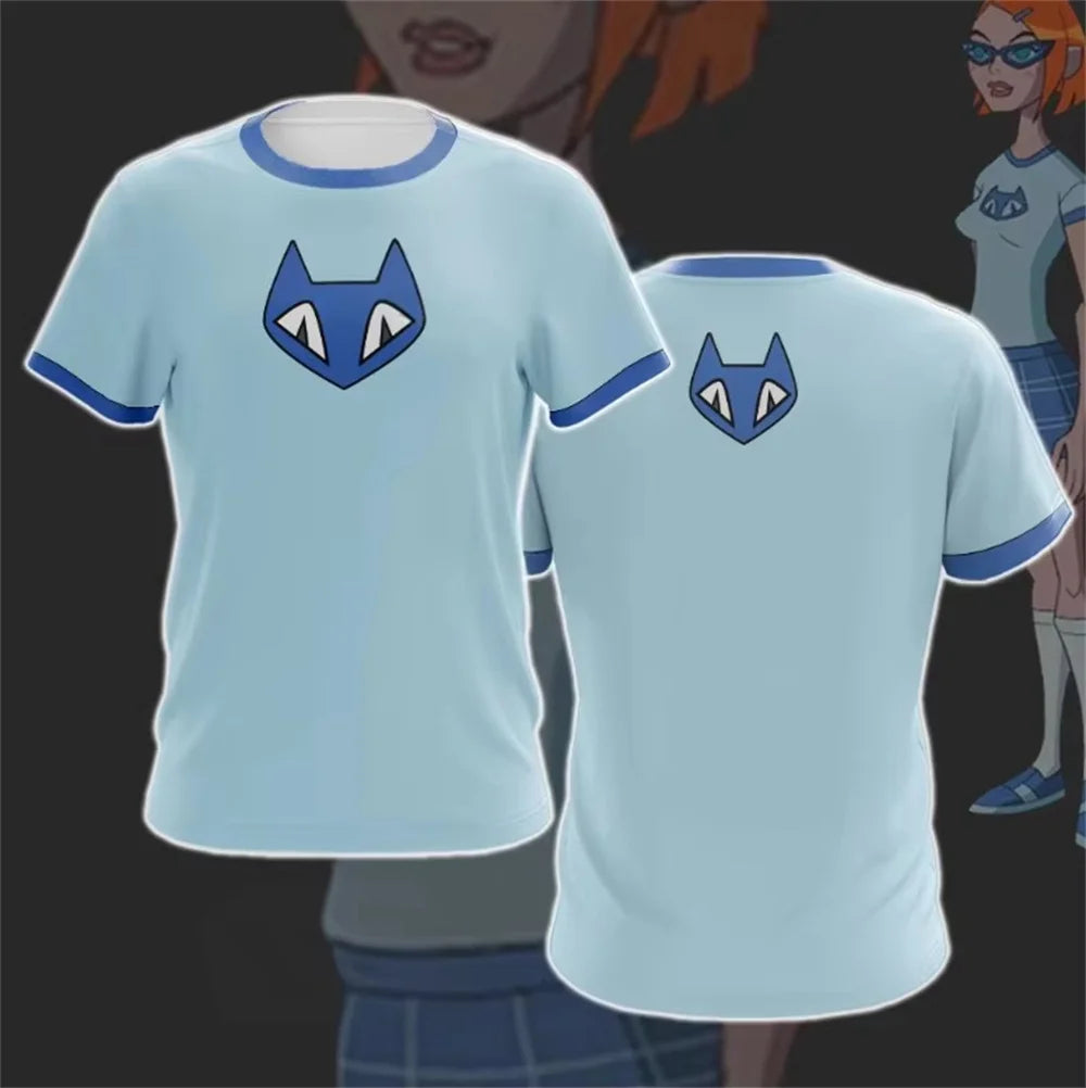 Anime Ben 10 Alien Force Tennyson Printed T-shirts for Women Men Short Sleeve Men's T Shirt Casual Sports Tops Tees