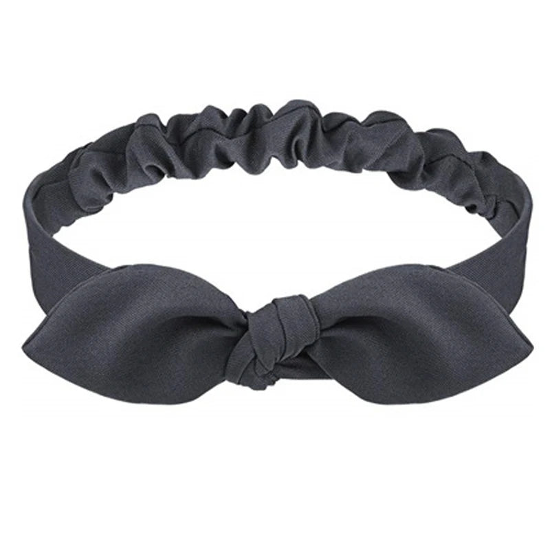 Boho Women Soft Solid Print Headbands Vintage Cross Knot Elastic Hairbands Turban Bandanas Hair Bands Hair Accessories