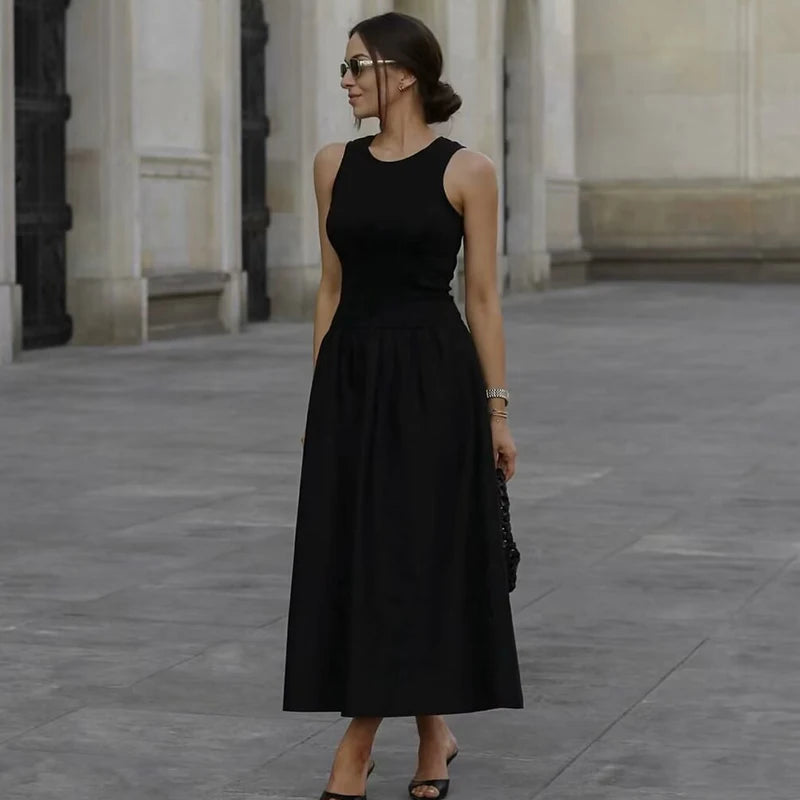 Women's Chic Slim Simple Elegant Dress Street Women's Comfortable Dress