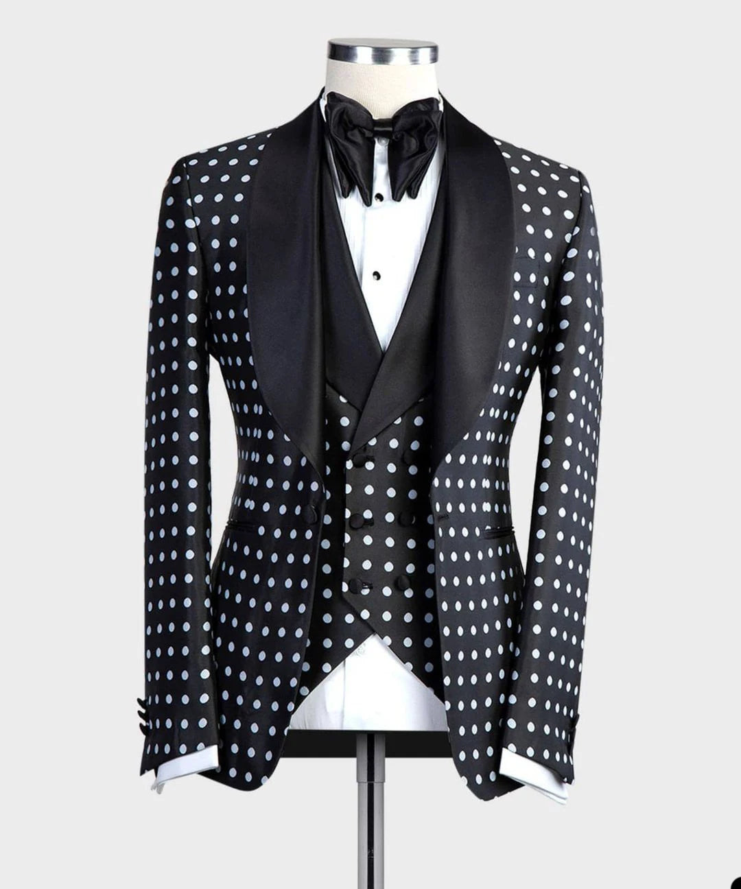Latest Designs Men's Suits Shawl Lapel Groom Tuxedos Slim Fit Terno Prom Party 3 Pieces Set