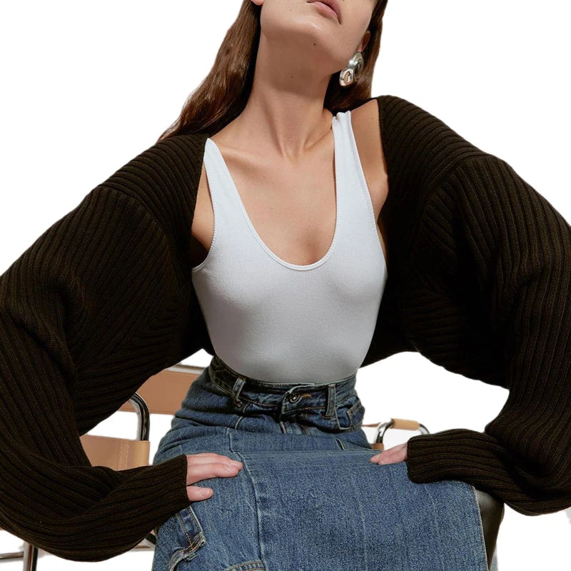 Women s Stylish Knit Sweater Jacket Chic and Cozy Solid Color Cardigan with a Flattering Loose Fit for a Trendy Look