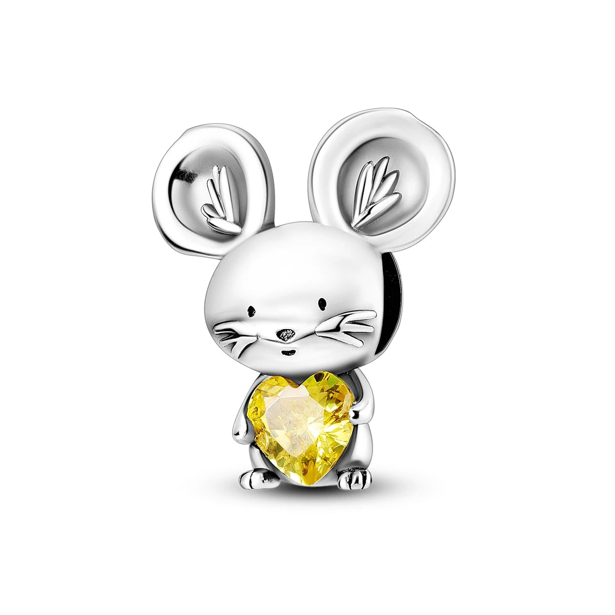 Hot Cute Animals Rat Pendant 925 Silver Bead Fit Original Pandora Bracelet
