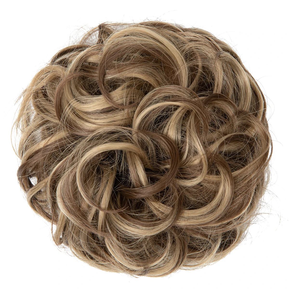 Synthetic Messy hair piece Daily Use Chignon Scrunchies Fake Elastic Hairpiece Blonde Brown Donut Bun For Women
