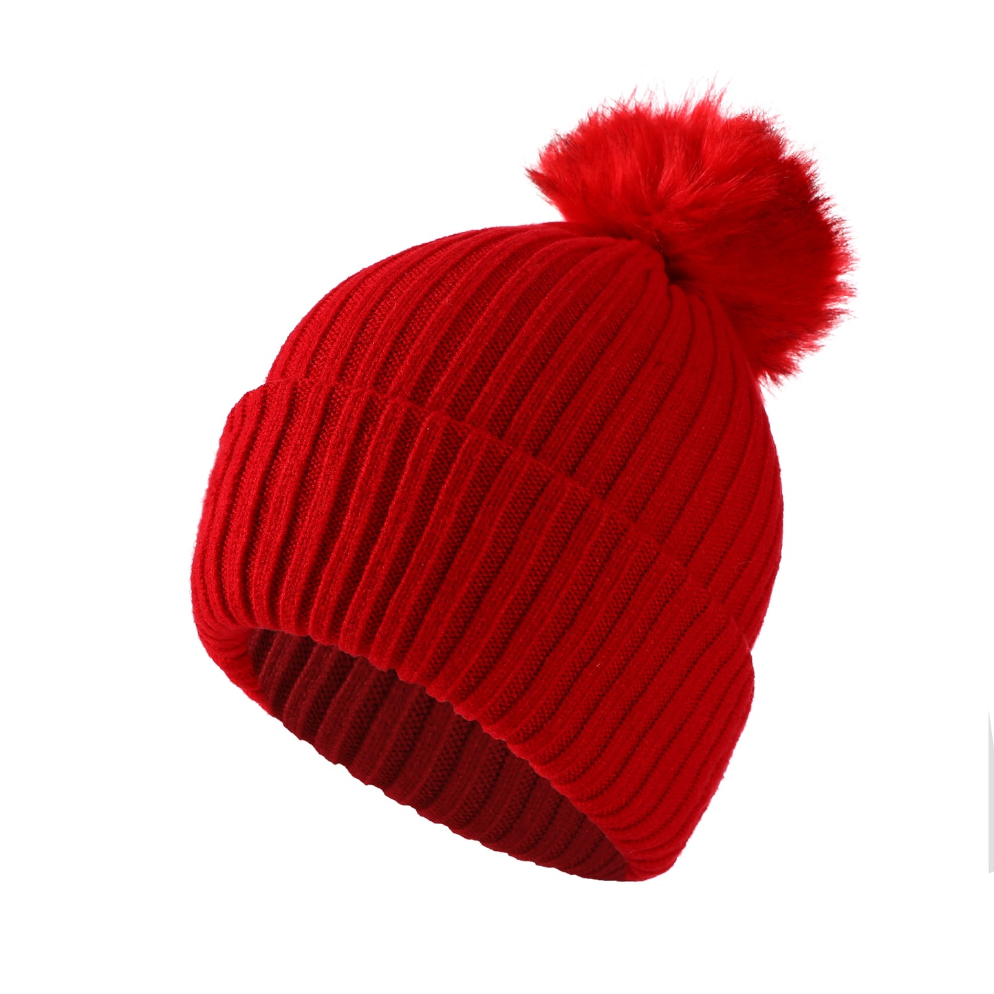 Beanie Hats One Piece Fleece Lined Knit