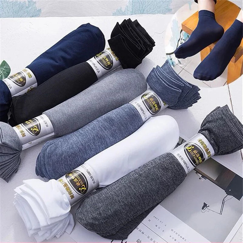 20pcs=10 Pairs Summer Autumn Men Cotton Socks Sport Breathable Ankle Socks Quality Mesh Casual Athletic Thin Cut Short