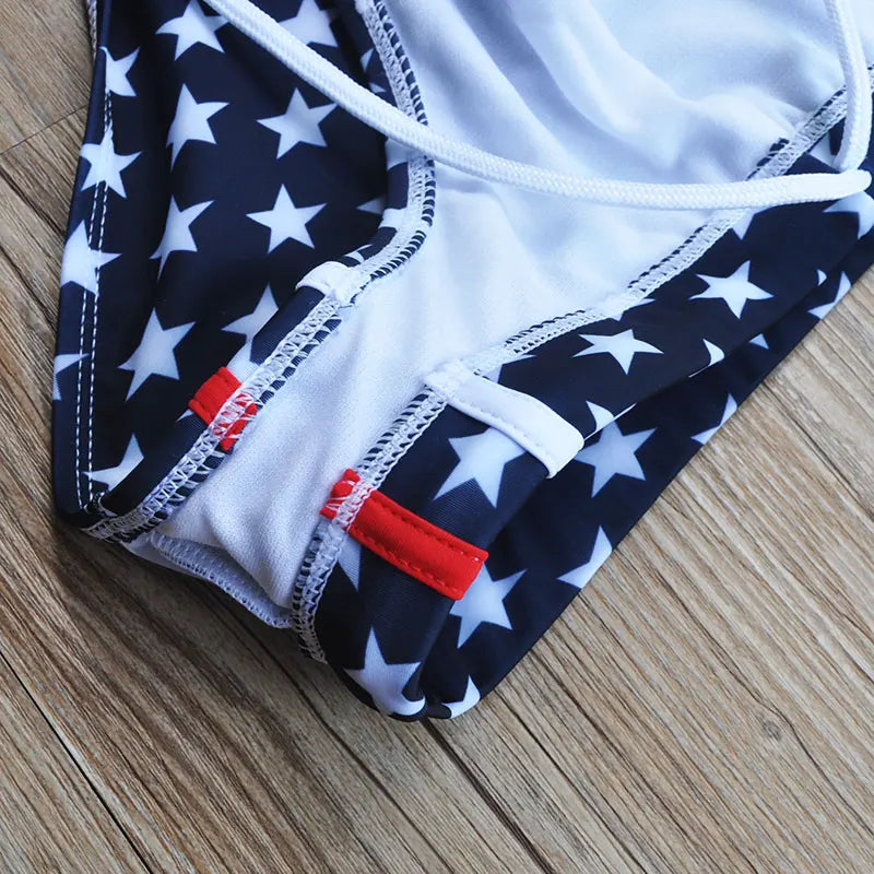 Superbody Brand five-pointed star Camouflage swimming trunks Swimwear Mens Swimming Trunks Summer Men's Swim Brief Patchwork