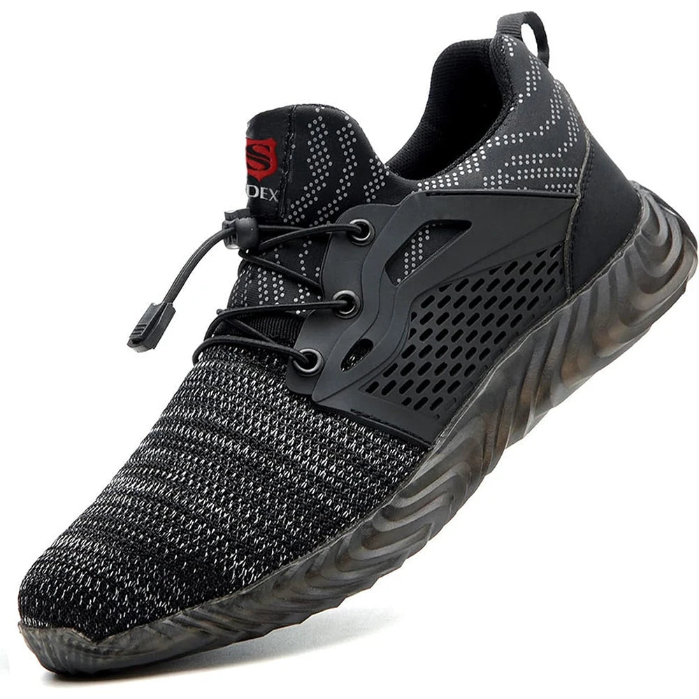 Steel Toe Sneakers  Indestructible Work Shoes Lightweight Comfortable Safety Boots