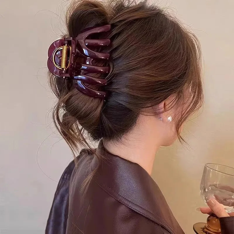 Design Top Grade Hair Claw Clip For Women Sweet Hair Ornament Back Long Hair Hold Headband Hairpin Hair Accessories