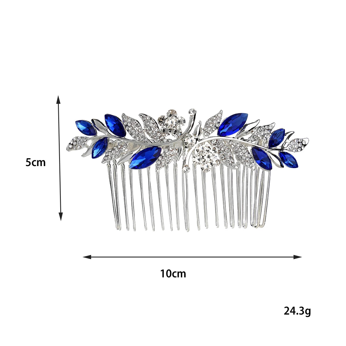 Dreamy Sapphire Blue  Headwear Hair Comb hair accessories