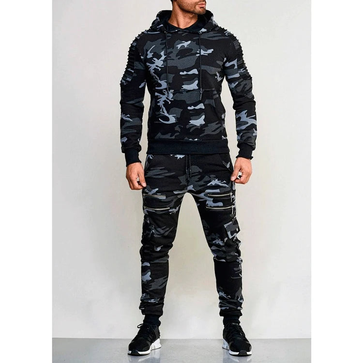 Spring And Autumn Camouflage Suits Outdoor Sports Wear-resistant Labor Set