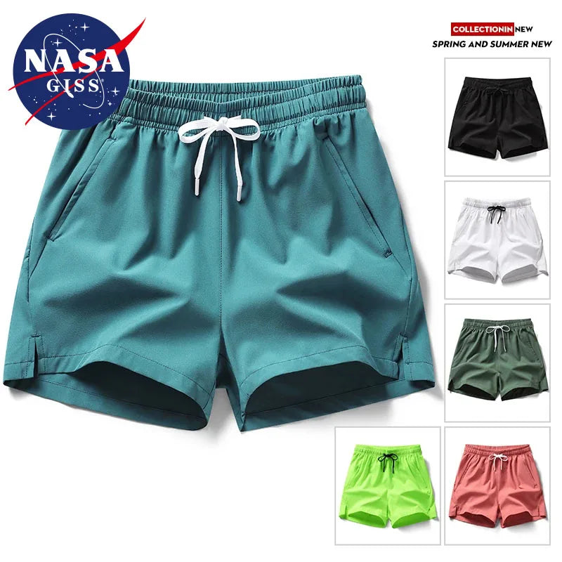 hot selling sports shorts, running pants, three piece pants, men's and women's zippered pockets, couple's shorts