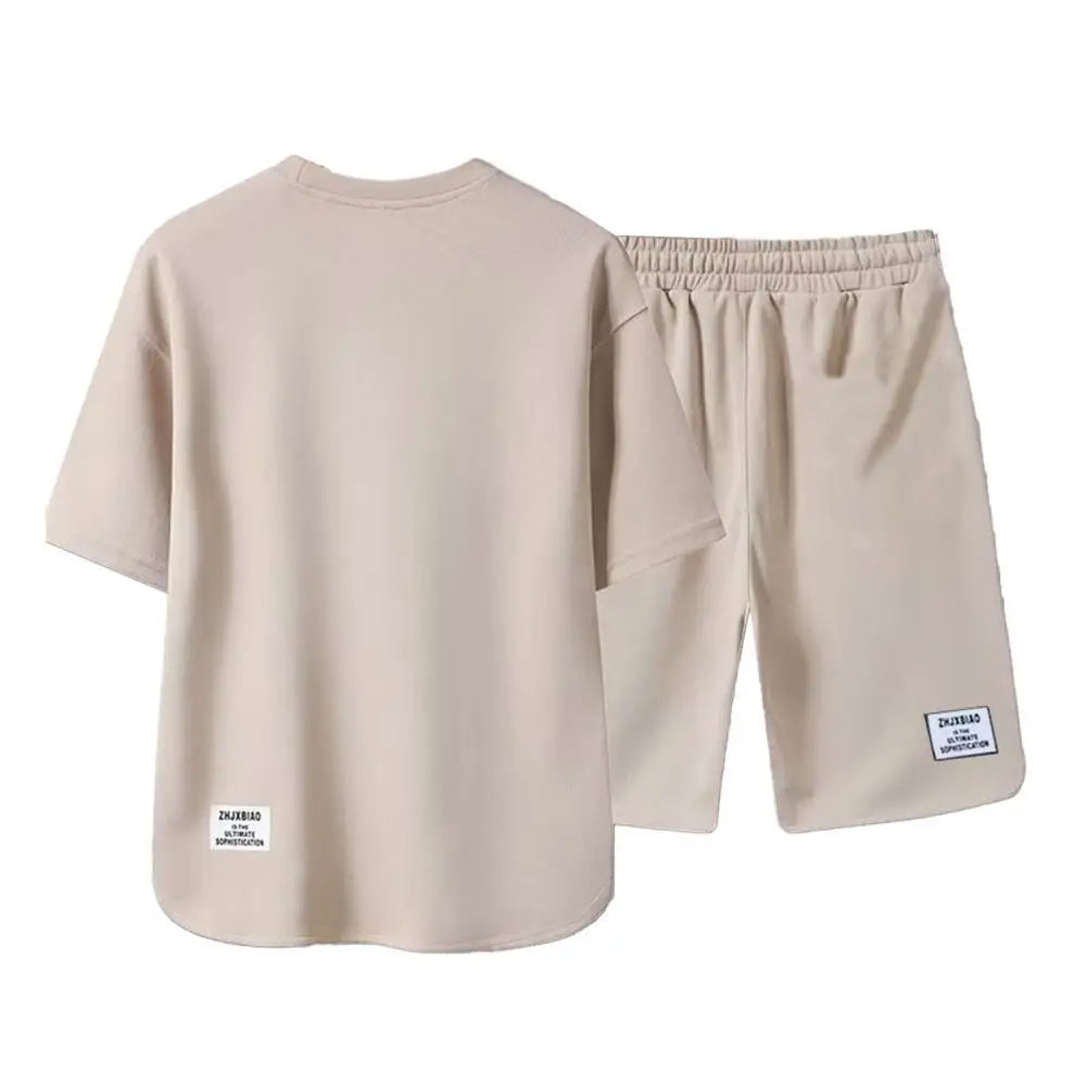 Men's Fashion Two Piece Set Summer Short Sleeved T-shirt And Shorts Loose Sets Men Designer Clothes Tracksuits