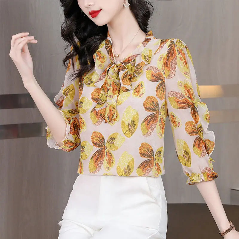 High-end Bow Shirts