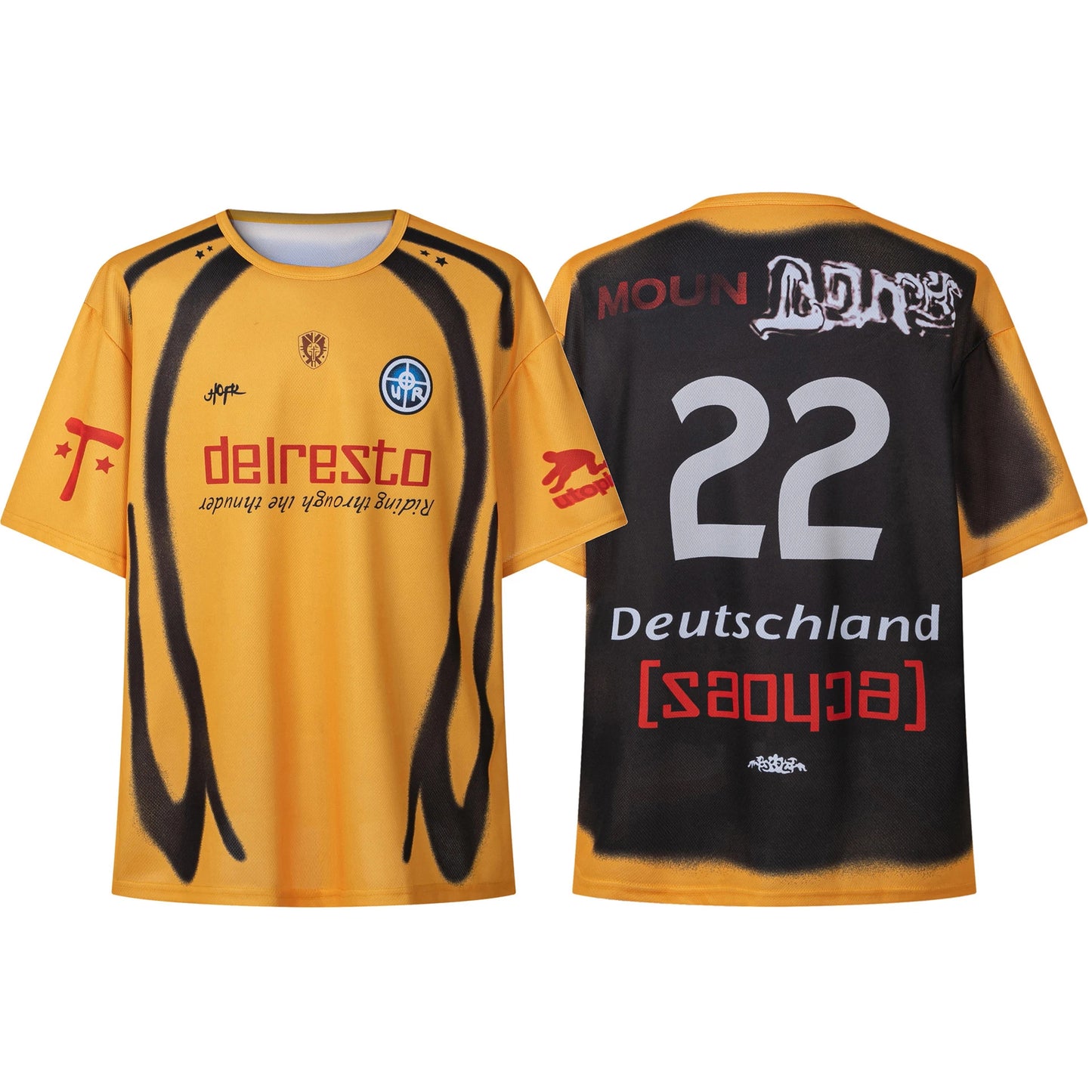 TRAVIS SCOTT CACTUS JACK 3d Printed Football Jerseys Loose Sports Jerseys Short Sleeved T-shirts for Men and Women