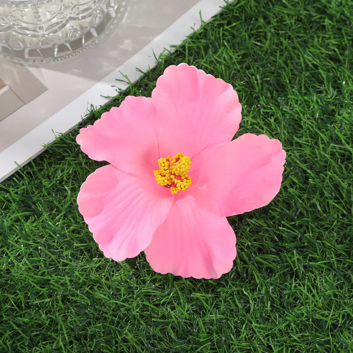 Orchid Flowers Hair Clips Bohemian Small Hairpin Barrette Beach Wedding Flower Women Holiday Hair Clip Hair Accessories