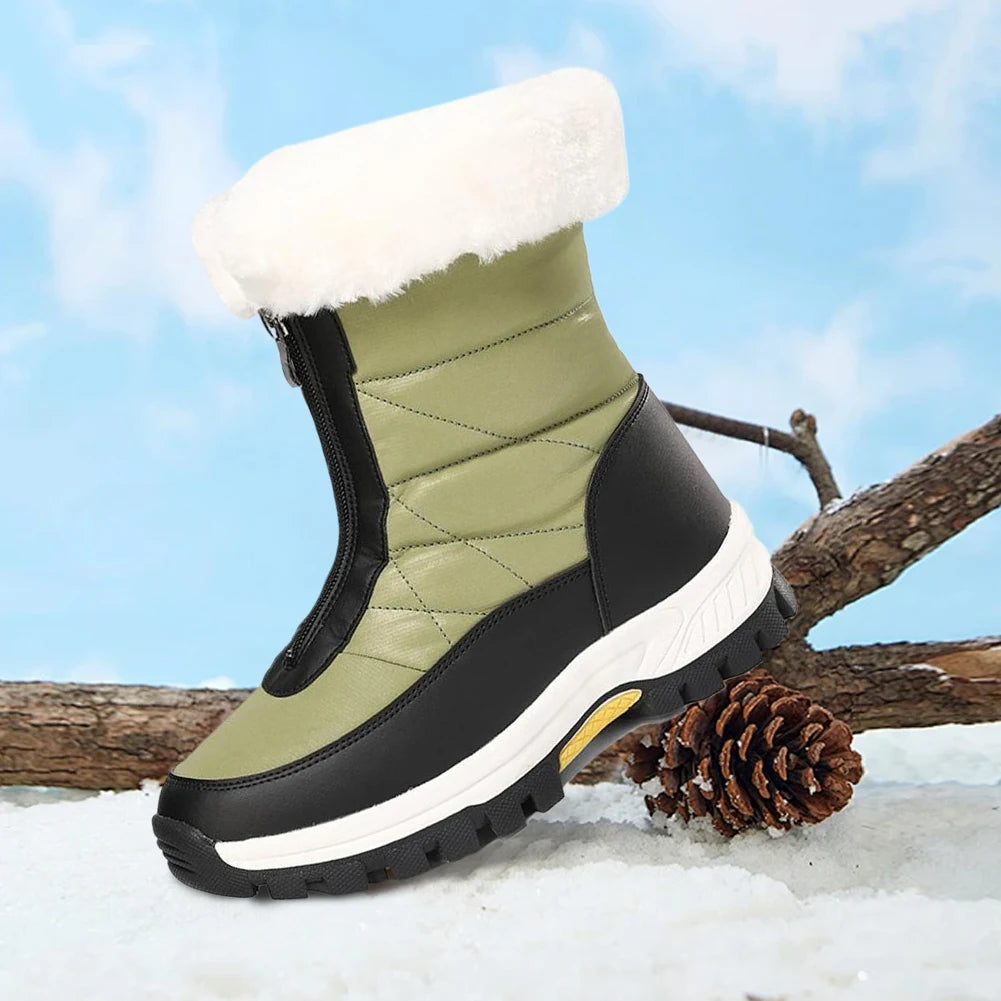 Boots Snow Fashion Shoes  Fur Keep Warm Boots  Soft Plush