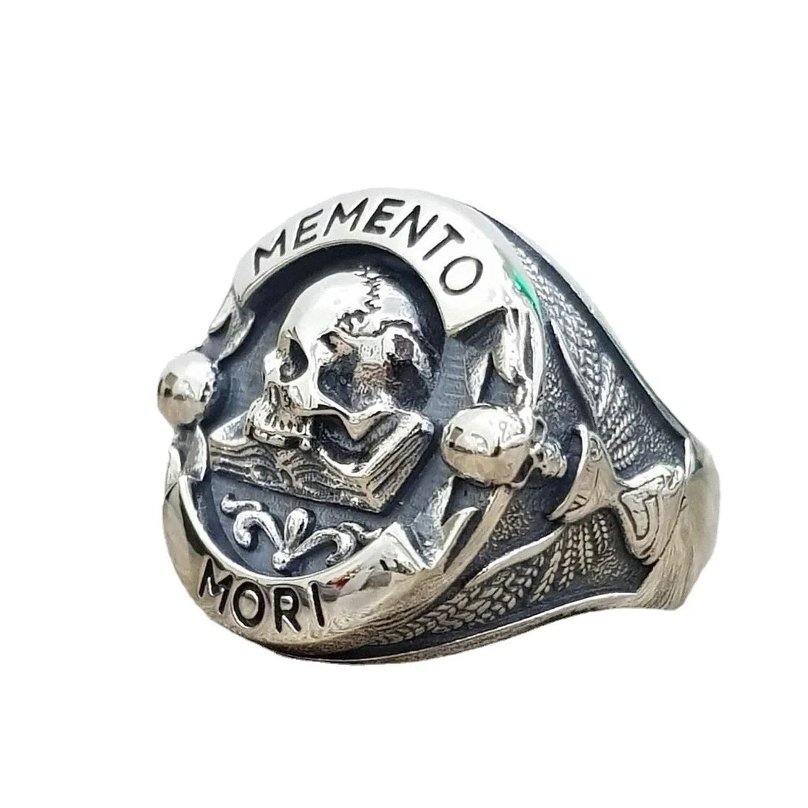Goth Hot Selling Skull Ring Memento Mori Skull Ring Alloy Universal Skull Ring Male and Female Jewelry