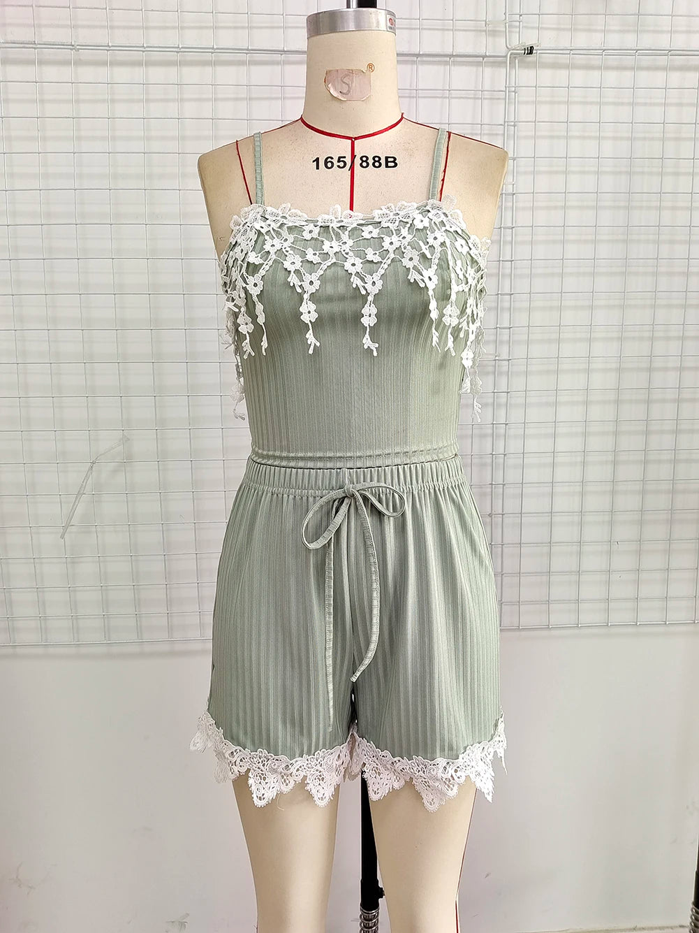 New Sexy Lingerie Summer Sleeveless Tops Shorts Set Women's Alluring Homewear Two-Piece Set Unique Sleepwear Clothing Set