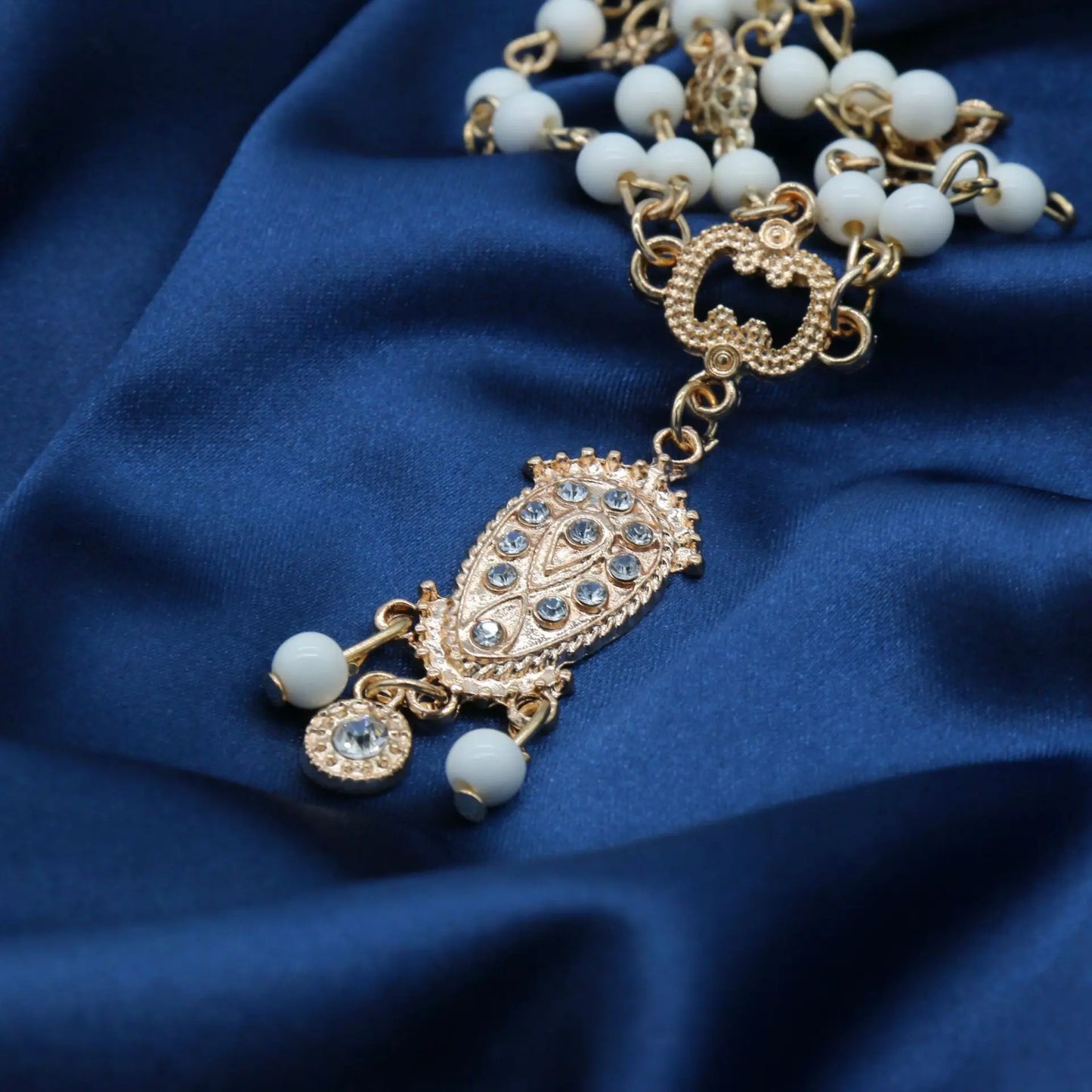 Fashion Bridal Wedding Hair Jewelry Accessories For Women Indian Boho Imitation Pearls Head Chain Head Piece Bijoux Femme