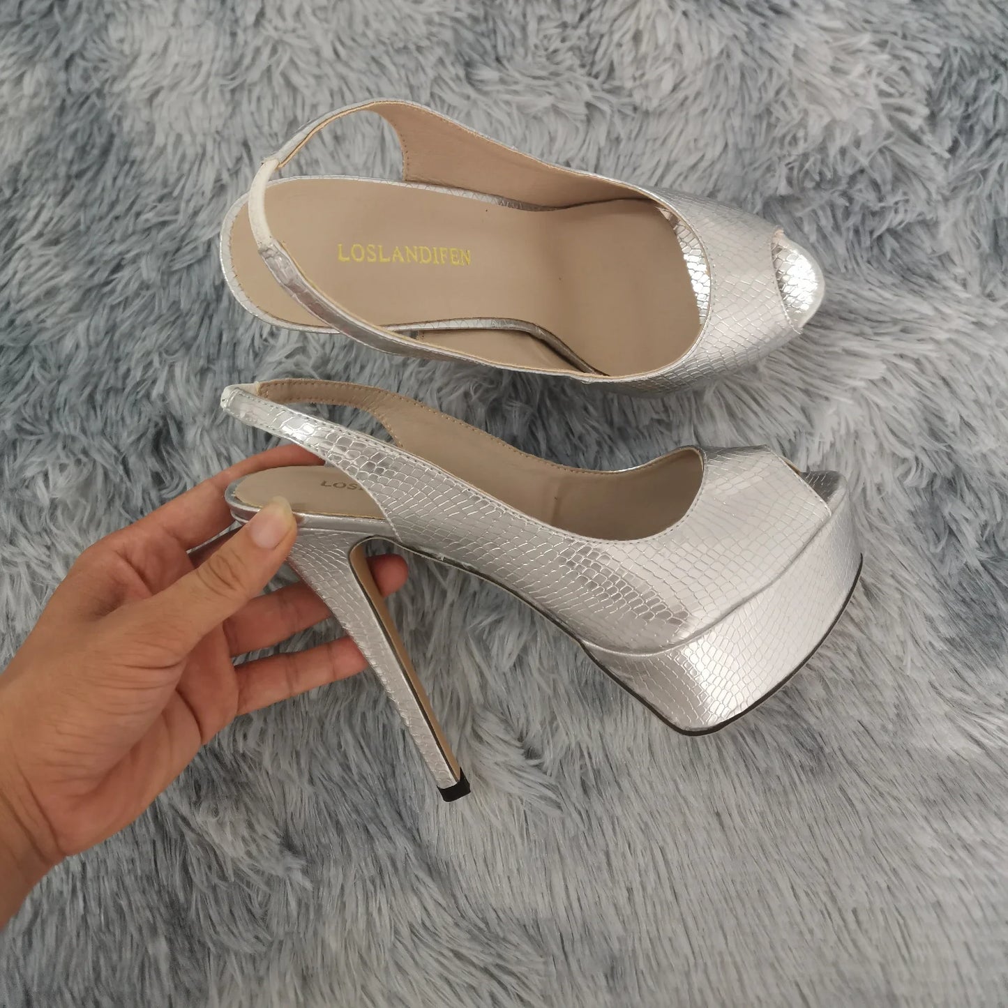 Women Sandals 14CM Super High Heels Sexy Open Toe Platform Sandals Gladiator Party Dress Shoes Plus Size