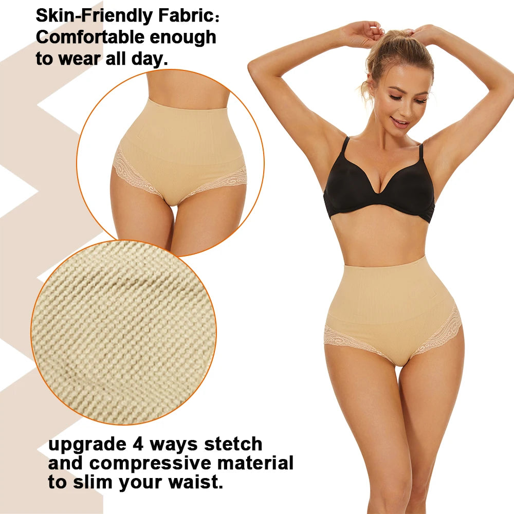 High Waist Seamless Panties  Shapewear Tummy Control Briefs  Bodyshaper