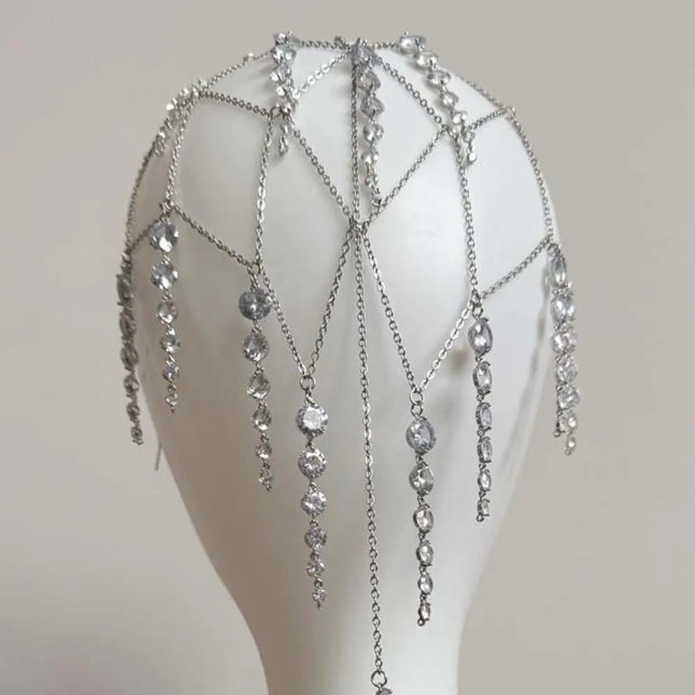 Tassel Headpieces Headdress Crystal Bohemian