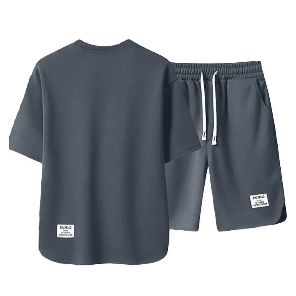 Men's Fashion Two Piece Set Summer Short Sleeved T-shirt And Shorts Loose Sets Men Designer Clothes Tracksuits
