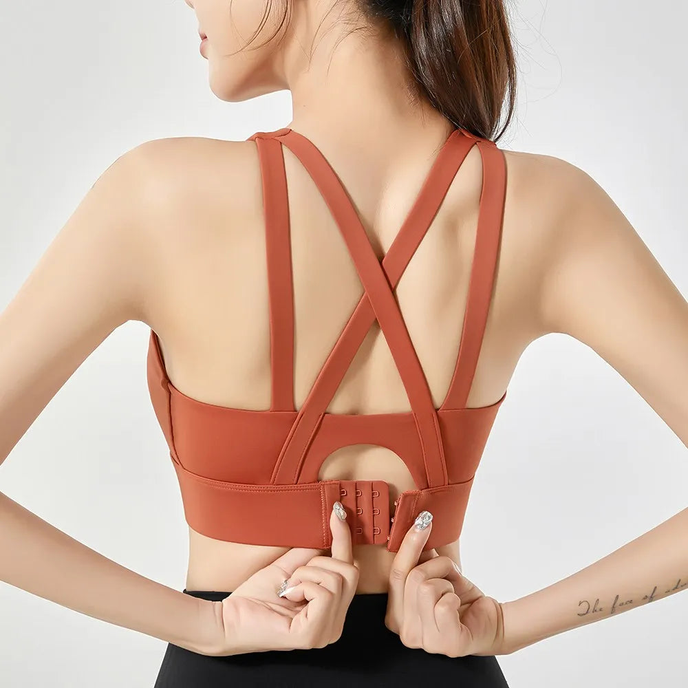 Pilates Sports Bra  Comfortable High Supporter Sports Bra Yoga  Bra Top