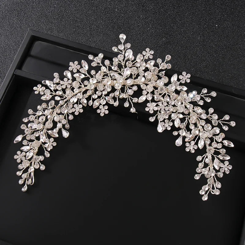 Crystal Rhinestone Headbands Hairbands For Women Hair Accessories Jewelry Band