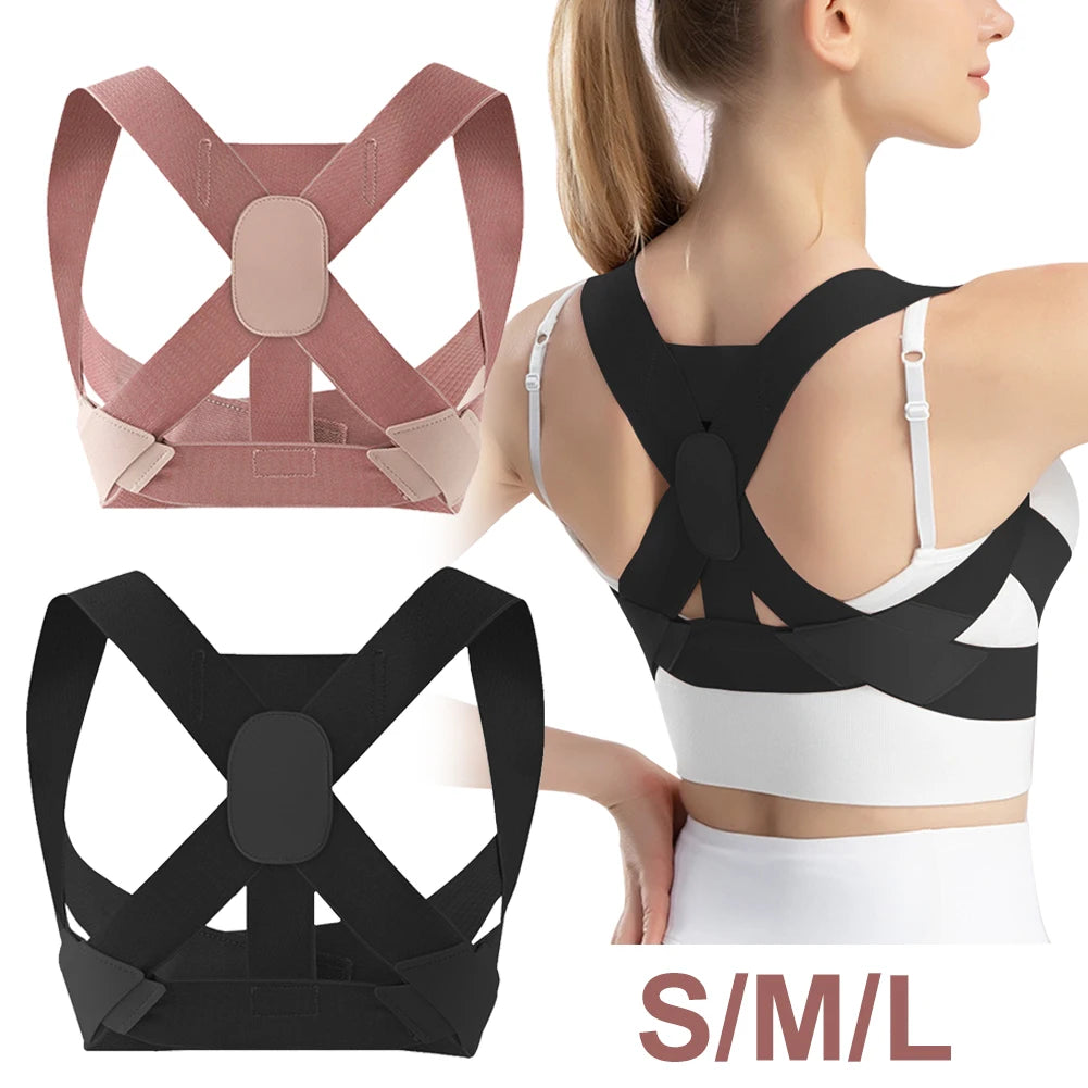 Adjustable Posture Corrector Brace for Women Back Straightener Invisible Adjustable Upper Back Brace for Lumbar Shoulder Spine