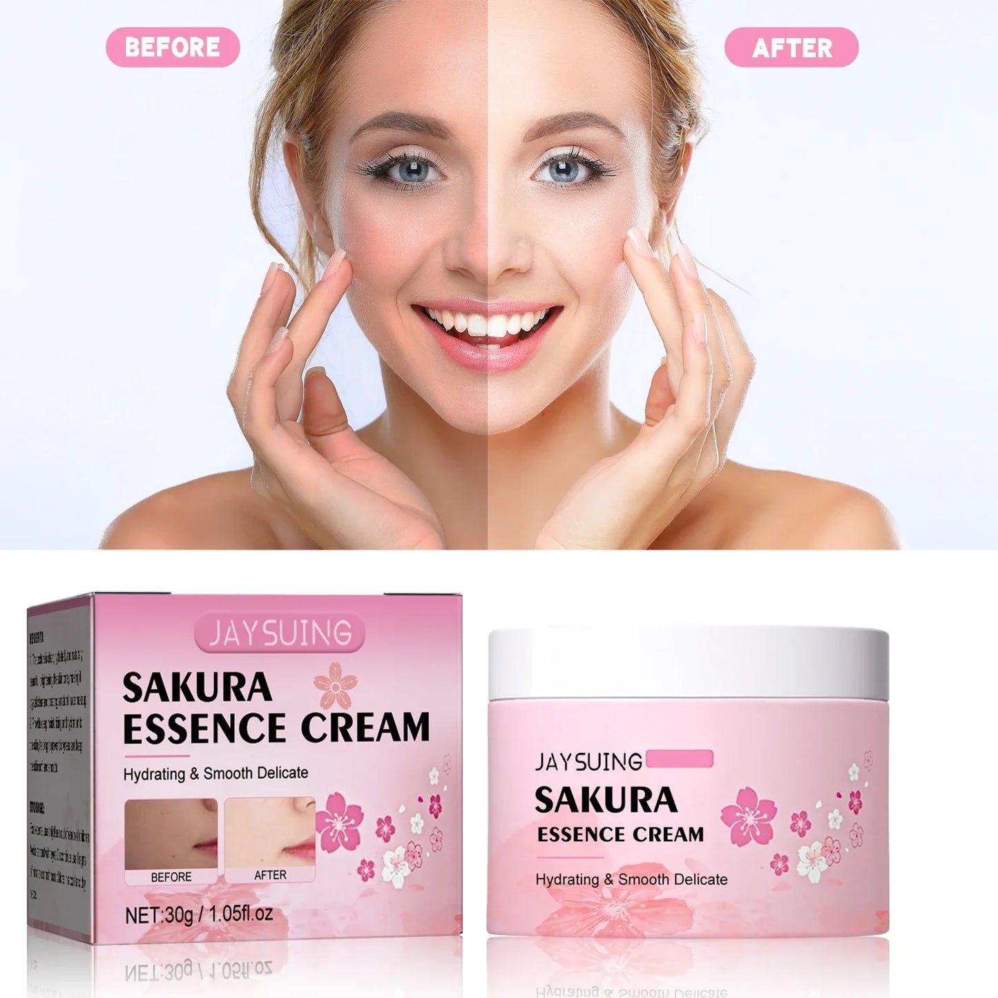 30g Cherry Blossom Essence Face Cream Facial  Moisturizing Cream