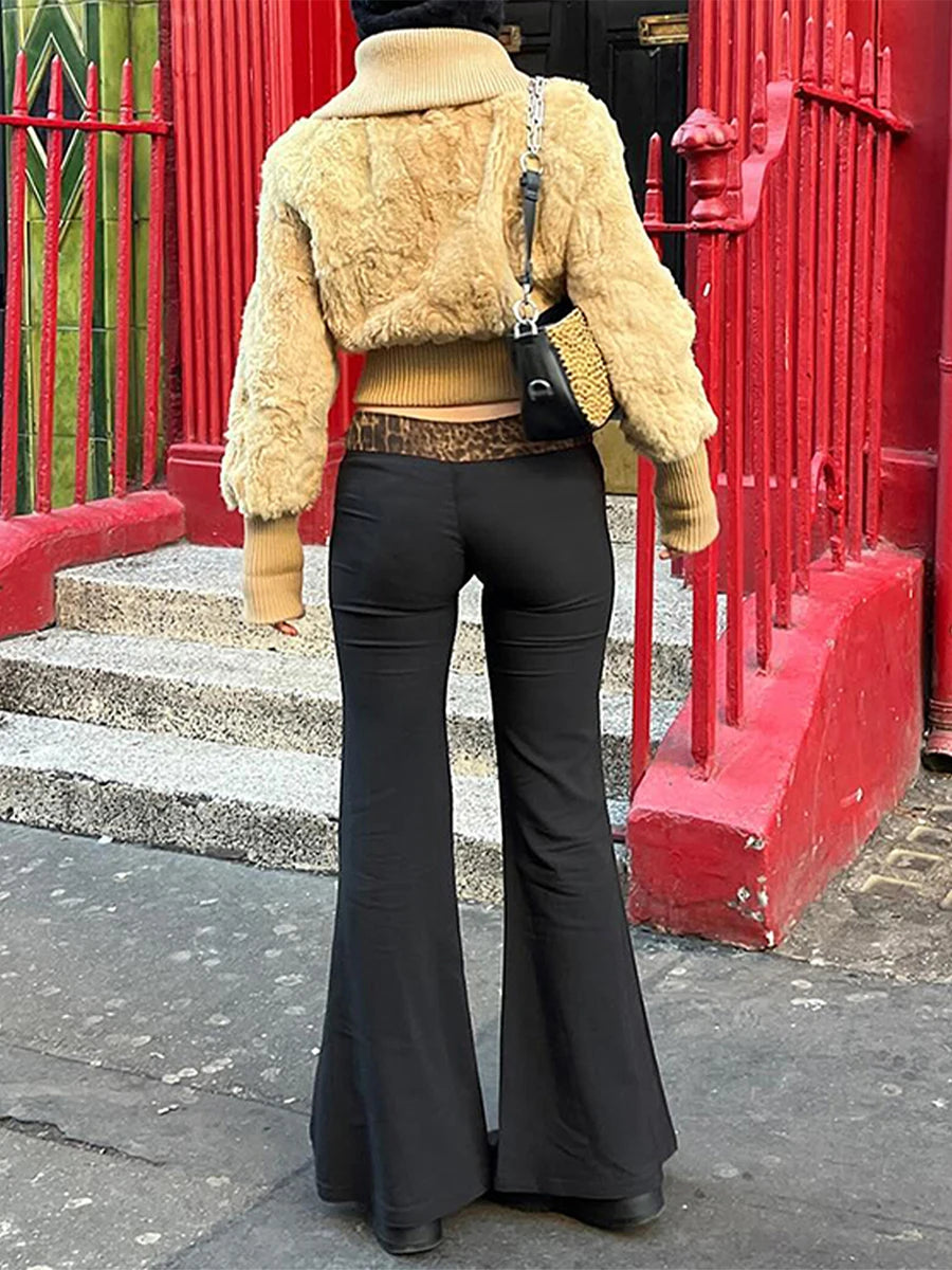 Women s High Waisted Wide Leg Palazzo Pants with Floral Print and Elastic Waistband for Comfortable Fit and Stylish Look