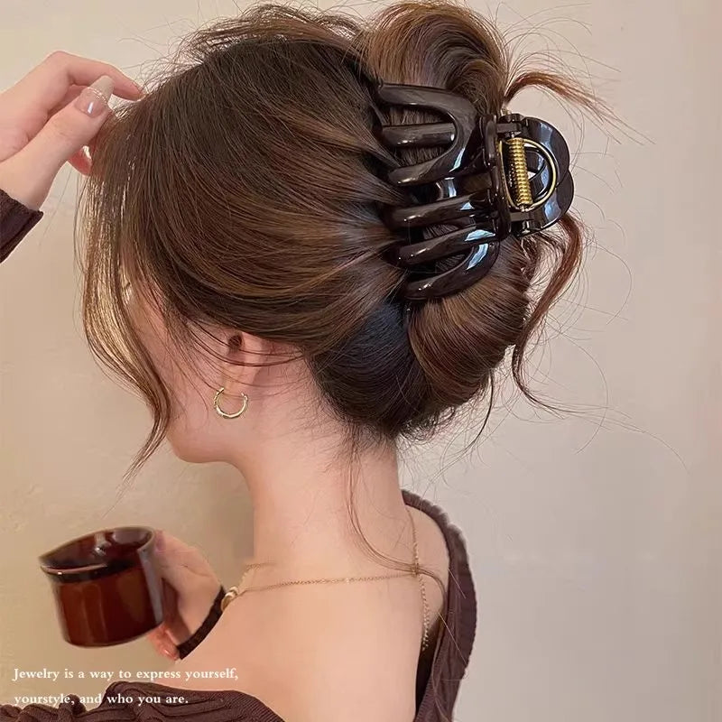 Design Top Grade Hair Claw Clip For Women Sweet Hair Ornament Back Long Hair Hold Headband Hairpin Hair Accessories