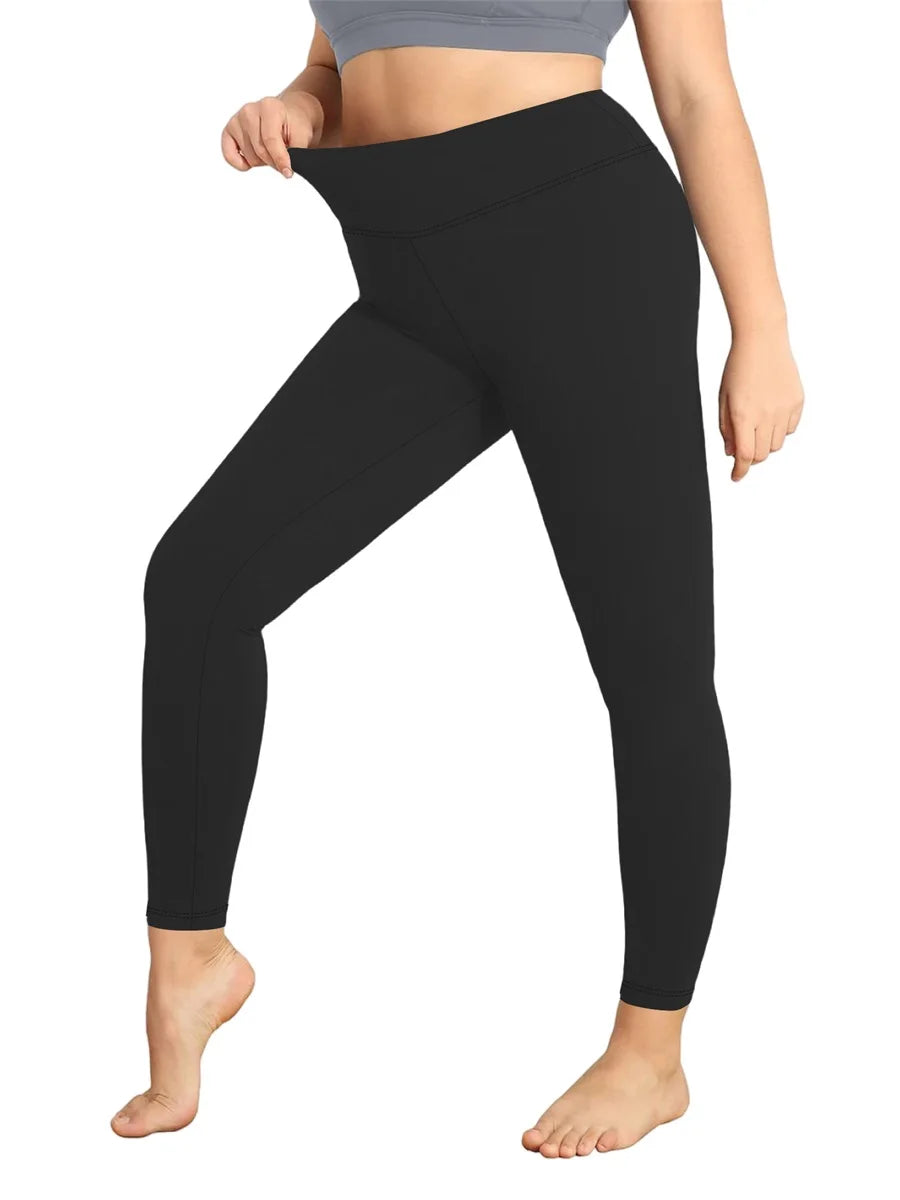 High Waist Yoga Leggings Stretch Workout Pants for Running Gym Fitness Activewear