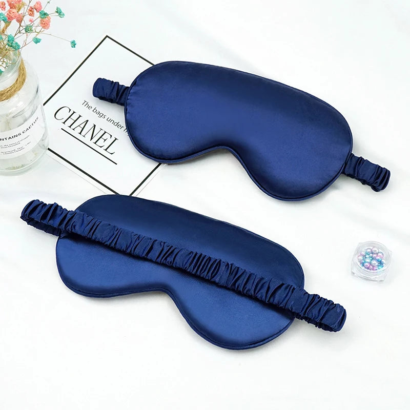 Mulberry silk blackout sleep mask eye mask travel relaxation mask eye mask healthy sleep shield soft eye protection tool