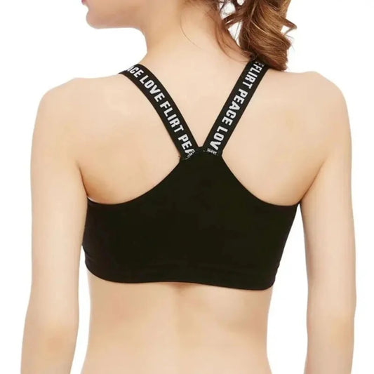 Sport Bra Fitness  Yoga Wrap Chest Bra Running Gym Fitness Crop Top Sweat Absorbing