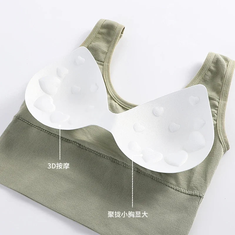 Sports Bra Workout Crop Top Yoga Bra Gym Accessories