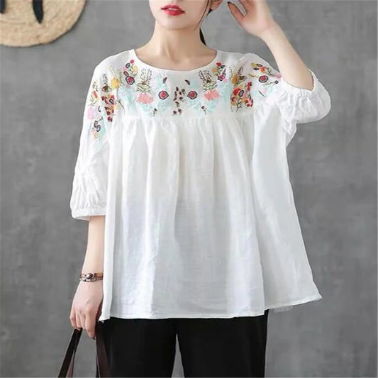 Women's Shirt Cotton Top
