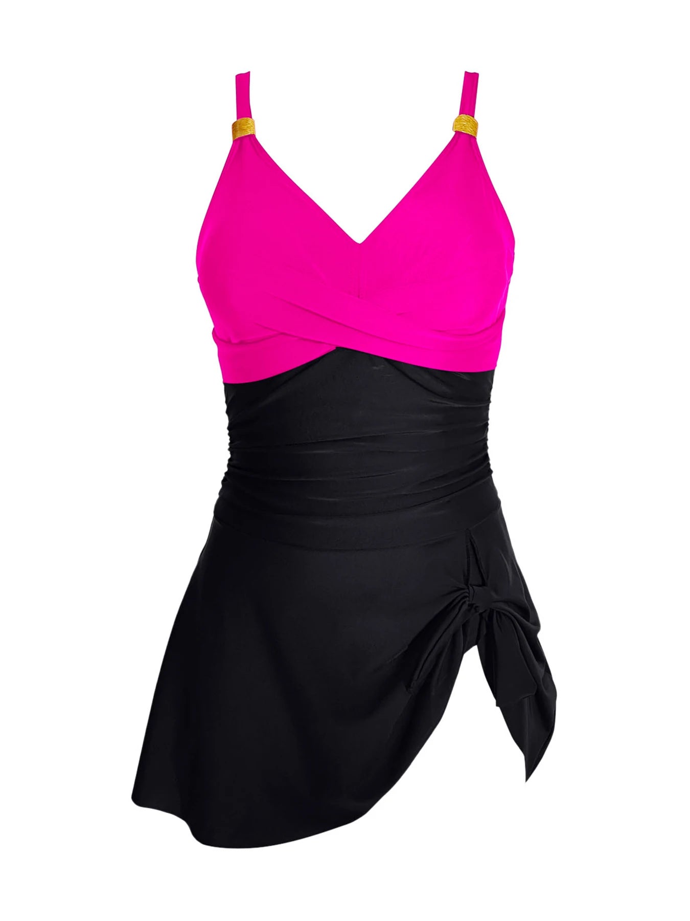 Deep-V Cross One Piece Swimsuit For Women Plus Size Swimwear Female Bathing Suit Skirt Summer Beachwear Swimming Suit