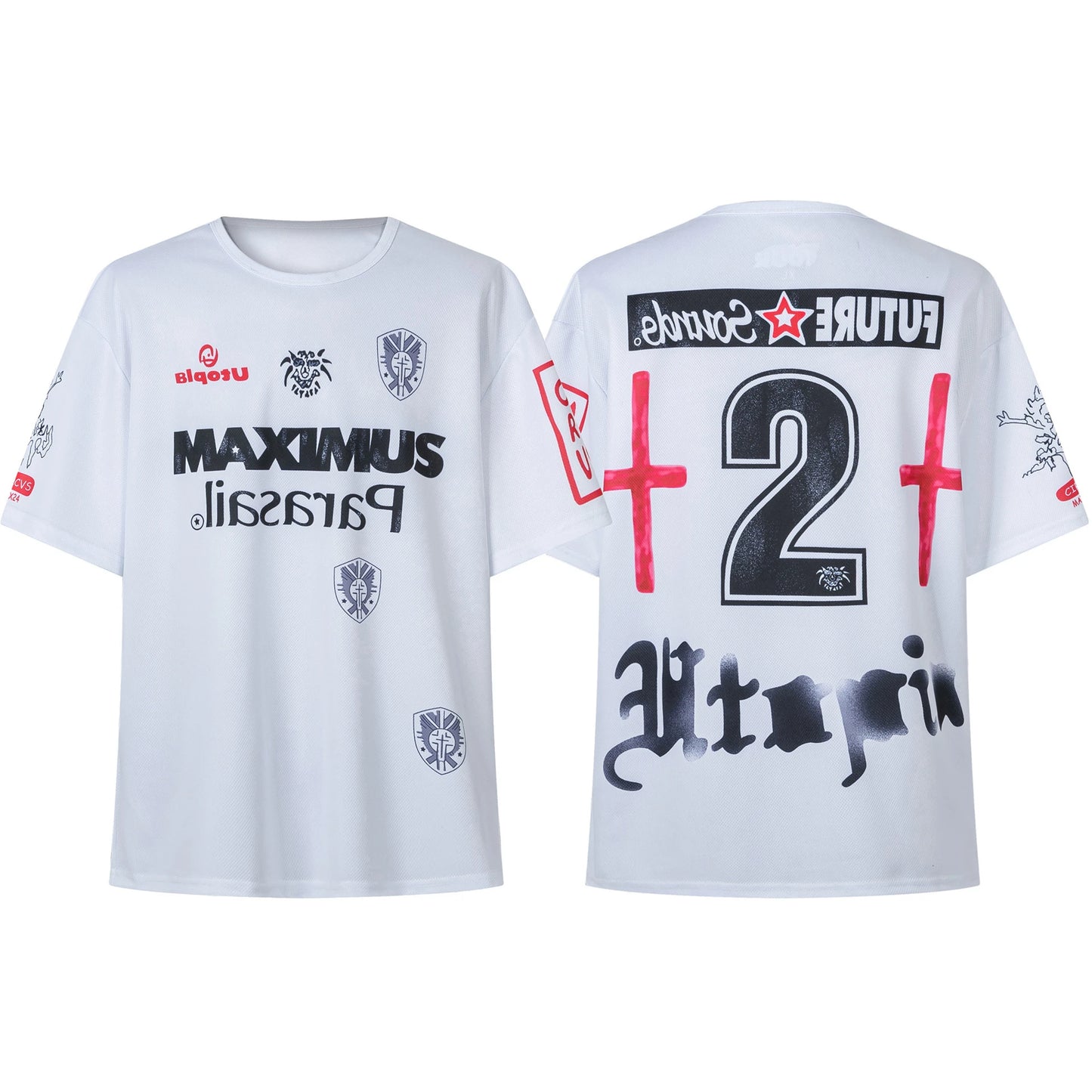 TRAVIS SCOTT CACTUS JACK 3d Printed Football Jerseys Loose Sports Jerseys Short Sleeved T-shirts for Men and Women