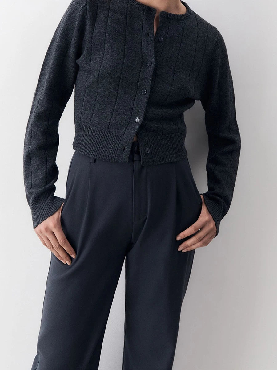 Women s Sweater Cable Knit Long Sleeve Solid Color Casual Loose Fit Ribbed Hem and Cuffs