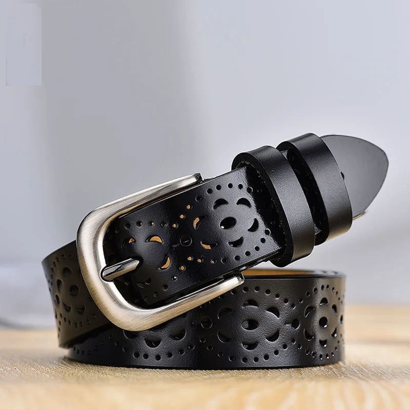 Women Belts Needle buckle belt 5 colors Cutout fashion Belts For Women