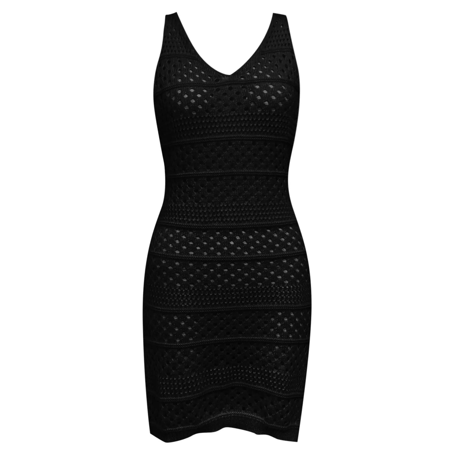 Women Swimwear Cover Ups Summer Crochet Knit Hollow Out Beach Dress