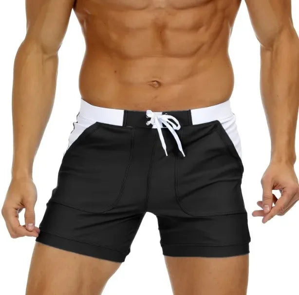 Swimming Trunks for Men Hot Swimsuit Men Swimwear Briefs Beach Wear Shorts